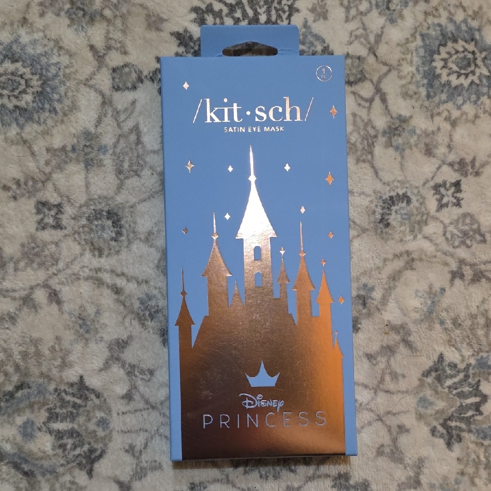NIB Disney Princess Kitsch Satin Eye Mask